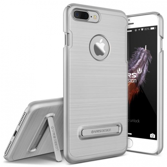 VRS iPhone 7 Plus ile Uyumlu Simpli Lite Kılıf Light Silver
