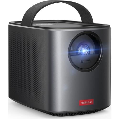 Anker Nebula Mars II Pro 500 ANSI Lümen Akıllı Taşınabilir WiFi Kablosuz Projeksiyon Cihazı ve Hoparlör Siyah
