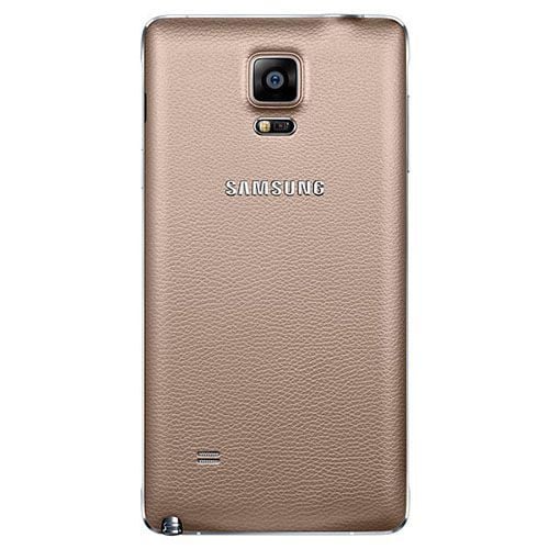 Galaxy Note 4 N910 ile Uyumlu Arka Kapak Gold EF-ON910SEEGWW