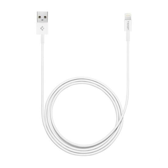 Spigen Essential Apple Lightning Şarj ve Data Kablo (1 Metre) MFI Lisanslı Made For Apple C10LS