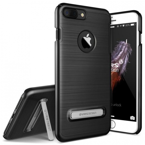 VRS iPhone 7 Plus ile Uyumlu Simpli Lite Kılıf Black