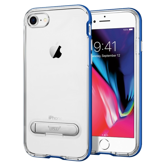 Buff iPhone 8/7 ile Uyumlu Air Bumper Kılıf Blue