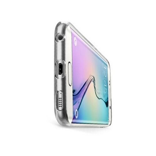 Cellular Line Galaxy S6 Edge ile Uyumlu ClearDuo Şeffaf Sert Kılıf