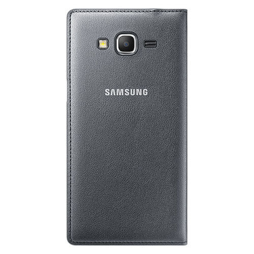 Galaxy Grand Prime ile Uyumlu Kılıf Flip Wallet Siyah EF-WG530BS (Out)