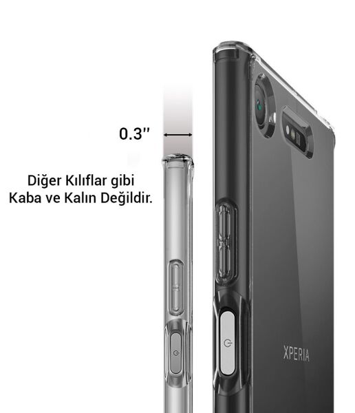 Spigen Xperia XZ1 ile Uyumlu Kılıf Ultra Hybrid