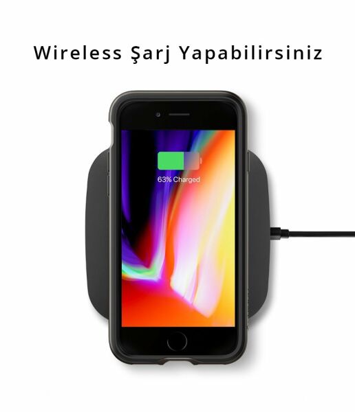 Spigen iPhone 7/8 ile Uyumlu Kılıf Neo Hybrid Herringbone Serisi Gun Metal