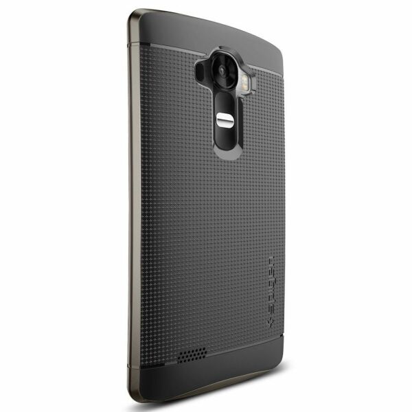 Spigen G4 ile Uyumlu Kılıf Neo Hybrid Gun Metal