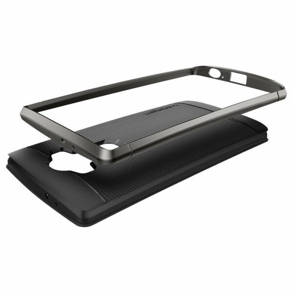 Spigen G4 ile Uyumlu Kılıf Neo Hybrid Gun Metal