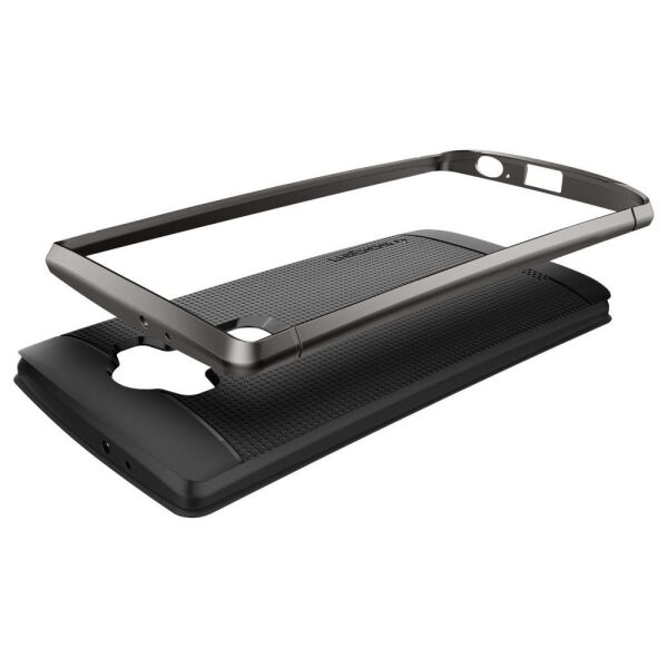 Spigen G4 ile Uyumlu Kılıf Neo Hybrid Gun Metal