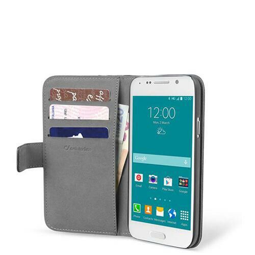Cellular Line Galaxy S6 ile Uyumlu Book Agenda Kapaklı Kılıf Siyah BOOKAGENDAGALS6K