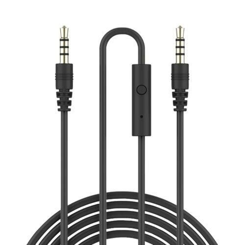 Jopus 3.5mm JA-09 Mikrofonlu AUX Kablosu Siyah