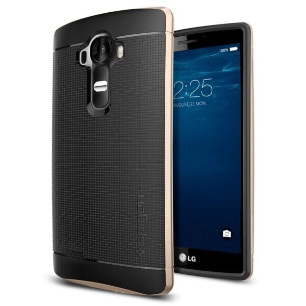 Spigen G4 ile Uyumlu Kılıf Neo Hybrid Champagne Gold