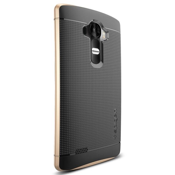 Spigen G4 ile Uyumlu Kılıf Neo Hybrid Champagne Gold