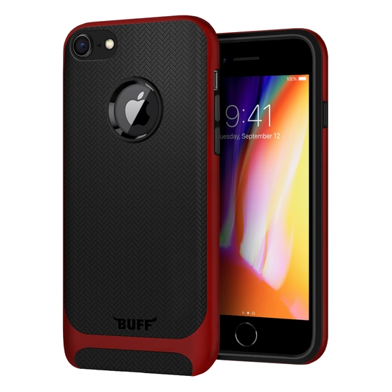Buff iPhone 8 ile Uyumlu New Armor Kılıf Red