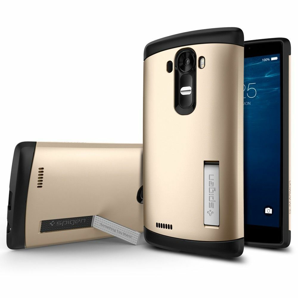 Spigen G4 ile Uyumlu Kılıf Slim Armor Champagne Gold
