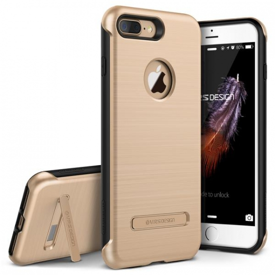 VRS iPhone 7 Plus ile Uyumlu Duo Guard Shine Gold