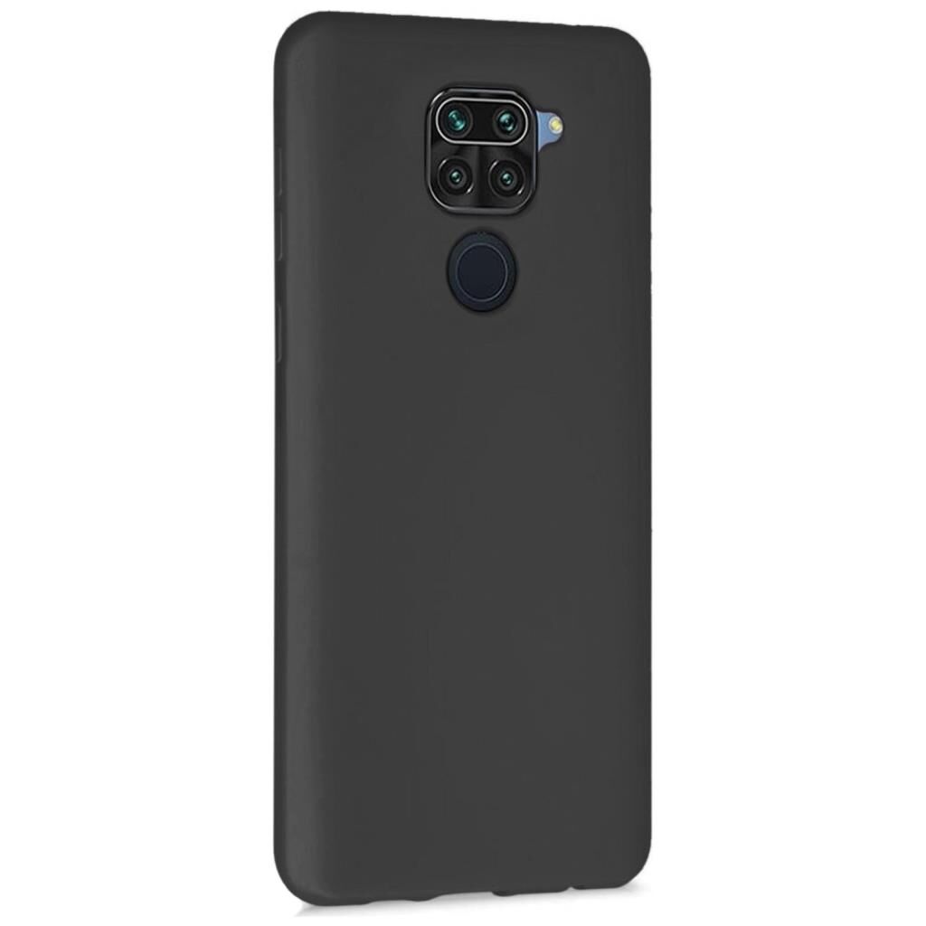 Redmi Note 9 ile Uyumlu Cappy Silikon Kılıf Siyah