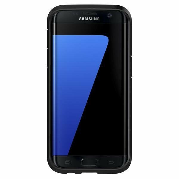 Spigen Galaxy S7 Edge ile Uyumlu Kılıf Tough Armor Black