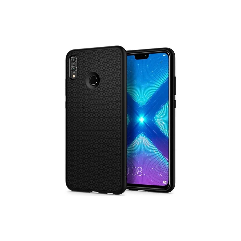 Spigen Honor 8X ile Uyumlu Kılıf Liquid Air Matte Black