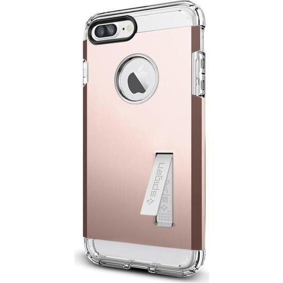 Spigen iPhone 7 Plus / 8 Plus ile Uyumlu Kılıf Tough Armor Rose Gold