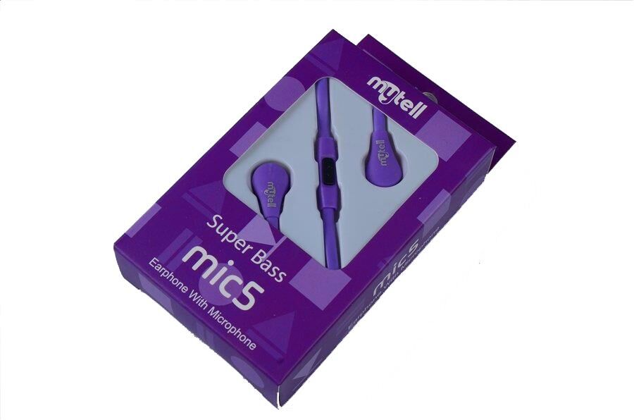 Mytell Universal 3,5 Mikrofonlu Kulaklık Seti Mor Mic5