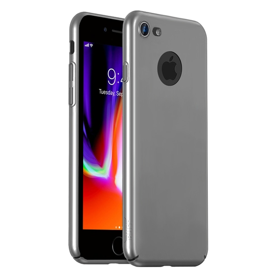 Buff iPhone 8 ile Uyumlu Slim Fit Kılıf Silver