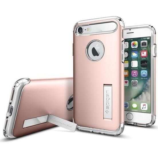 Spigen iPhone 7/8 ile Uyumlu Kılıf Slim Armor Rose Gold