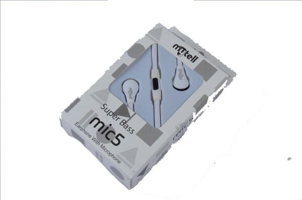 Mytell Universal 3,5 Mikrofonlu Kulaklık Seti Beyaz Mic5
