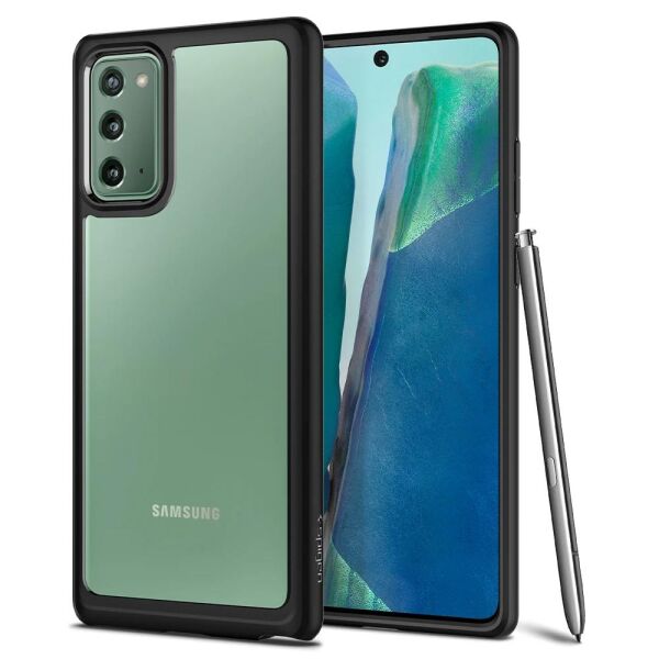 Spigen Galaxy Note 20 ile Uyumlu Kılıf Ultra Hybrid Black (Out)