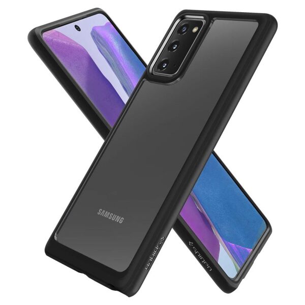Spigen Galaxy Note 20 ile Uyumlu Kılıf Ultra Hybrid Black (Out)