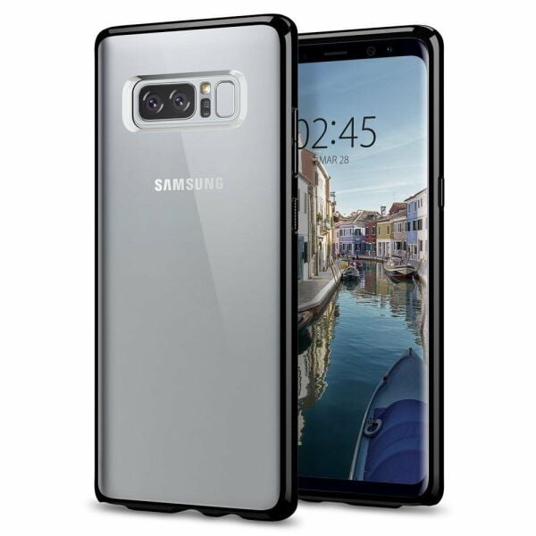 Spigen Galaxy Note 8 ile Uyumlu Kılıf Ultra Hybrid Midnight Black