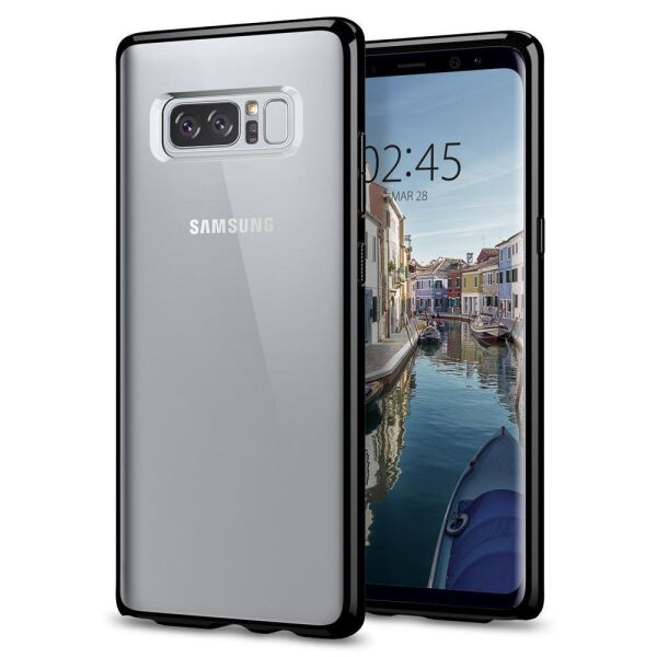 Spigen Galaxy Note 8 ile Uyumlu Kılıf Ultra Hybrid Midnight Black