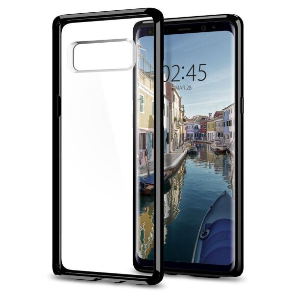 Spigen Galaxy Note 8 ile Uyumlu Kılıf Ultra Hybrid Midnight Black