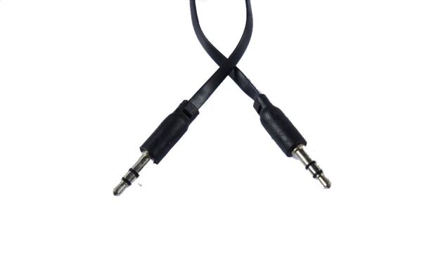 Mytell Universal Mikrofonlu 3.5 mm-3.5 mm AUX Bağlantı Kablosu Siyah A Kalite