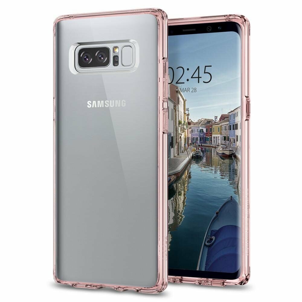Spigen Galaxy Note 8 ile Uyumlu Kılıf Ultra Hybrid Crystal Pink