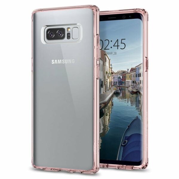 Spigen Galaxy Note 8 ile Uyumlu Kılıf Ultra Hybrid Crystal Pink