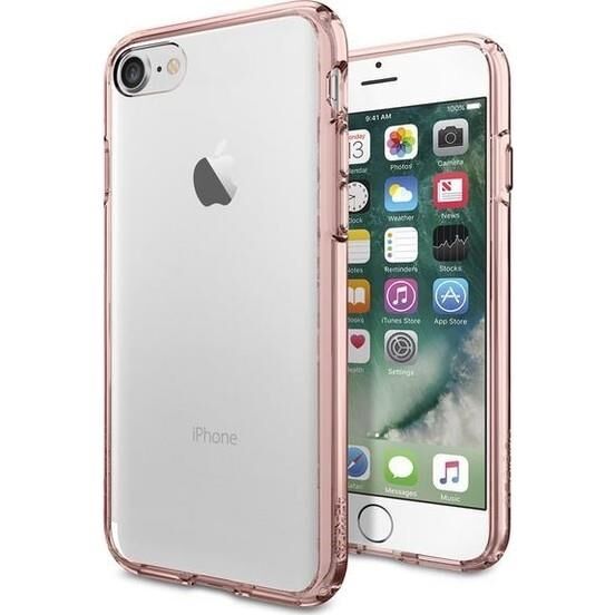 Spigen iPhone 7 ile Uyumlu Kılıf Ultra Hybrid Rose Gold