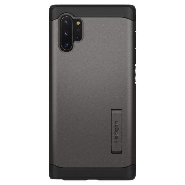 Spigen Galaxy Note 10 Plus ile Uyumlu Kılıf Tough Armor Gunmetal