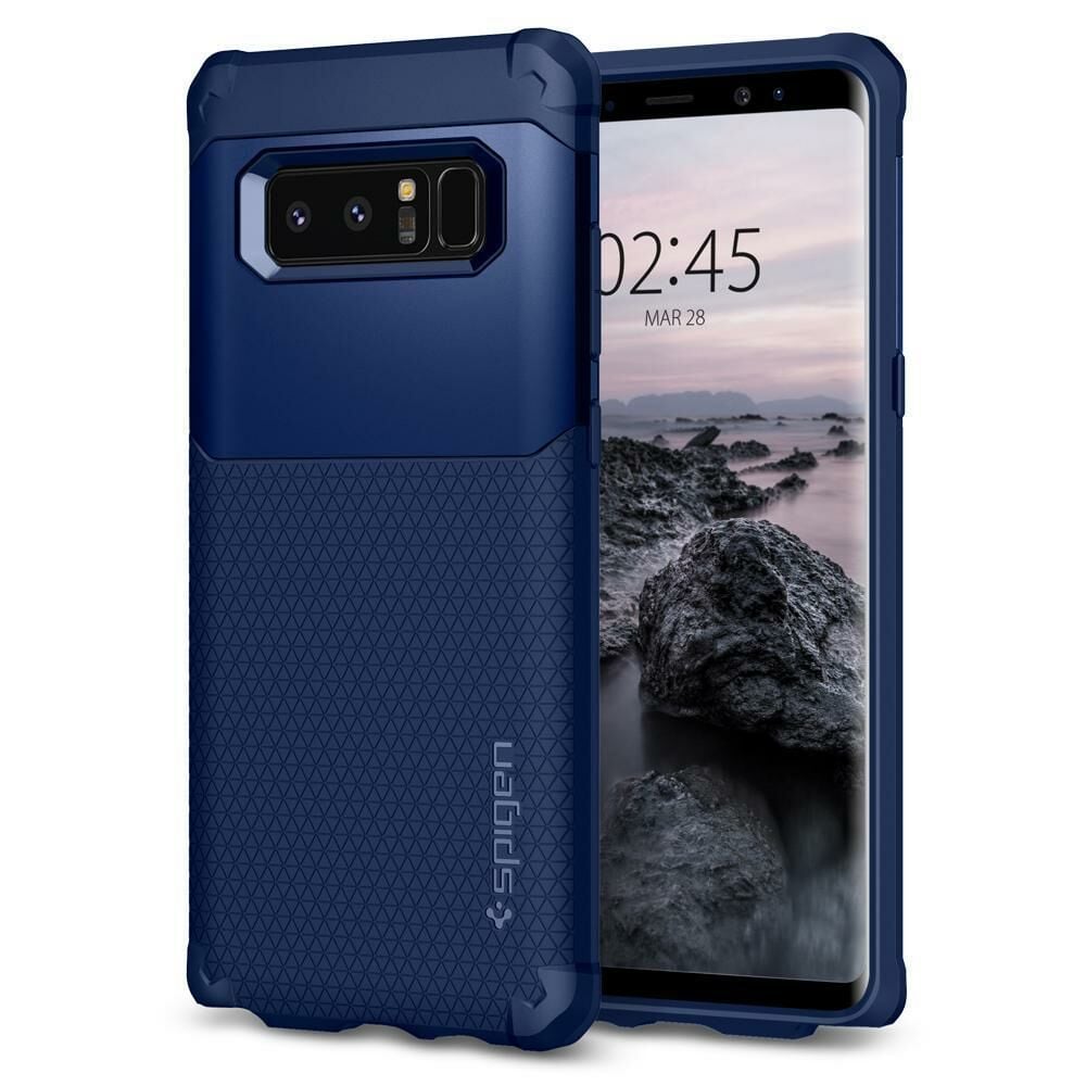 Spigen Galaxy Note 8 ile Uyumlu Kılıf Hybrid Armor Deep Blue