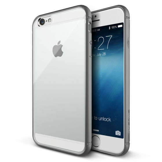 VRS iPhone 6 Plus / 6S Plus ile Uyumlu Crystal Mixx Kılıf Gray
