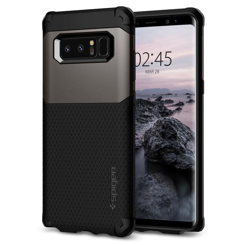 Spigen Galaxy Note 8 ile Uyumlu Kılıf Hybrid Armor Gunmetal