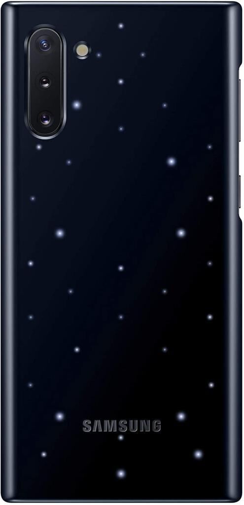 Galaxy Note 10 ile Uyumlu LED Kılıf Siyah EF-KN970CBEGTR (Out)