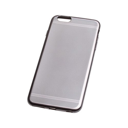 iPhone 6S Plus/6 Plus ile Uyumlu Storm Silikon Kılıf Dark Silver