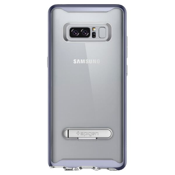 Spigen Galaxy Note 8 ile Uyumlu Kılıf Crystal Hybrid Orchid Gray