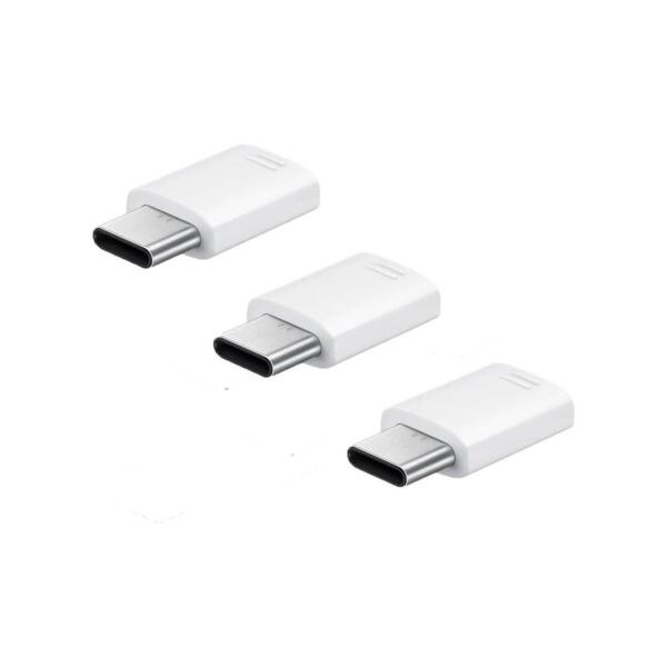 Micro USB to USB Type C Adaptörü 3-Pack EE-GN930KWEGWW