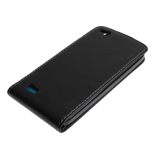 Discovery ile Uyumlu Dik Model Kapaklı Deri Kılıf Siyah