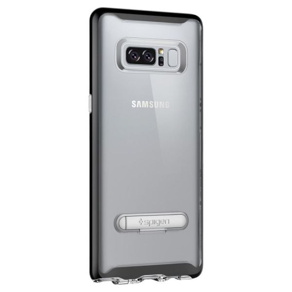 Spigen Galaxy Note 8 ile Uyumlu Kılıf Crystal Hybrid Black