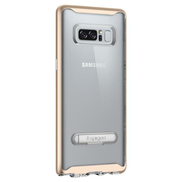 Spigen Galaxy Note 8 ile Uyumlu Kılıf Crystal Hybrid Champagne Gold