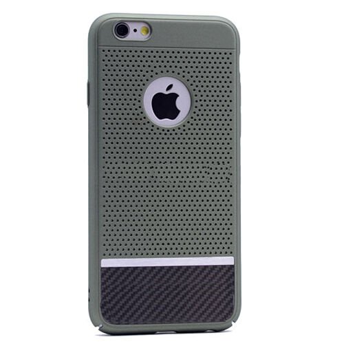 iPhone 7 Plus ile Uyumlu Otto Fileli  Rubber Sert Kılıf  Yeşil