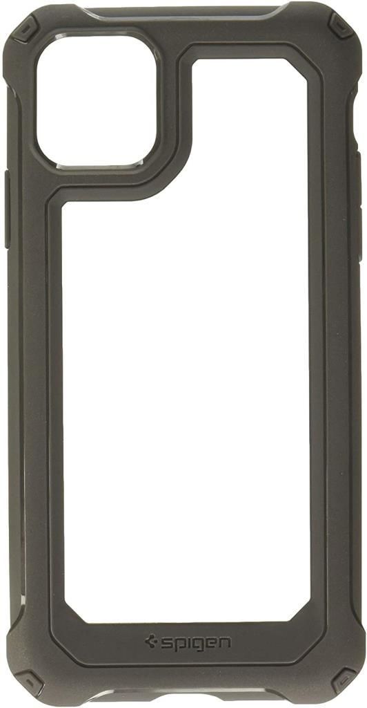 Spigen iPhone 11 Pro ile Uyumlu Kılıf Gauntlet Gun Metal